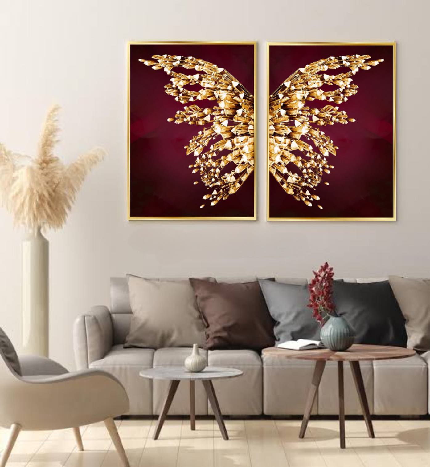 2 Frames wall art