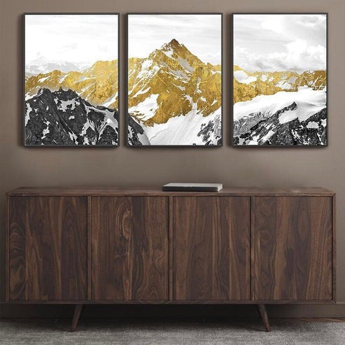 Golden Mountain Wall Art