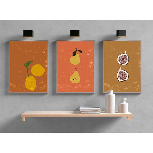 Lemon Illustration Wall Art