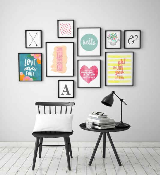 Colorful Quotes Wall Art