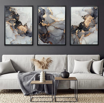 Grey Abstract Wall art