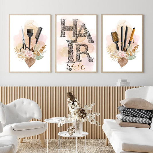 Hair Style - Salon WallArt